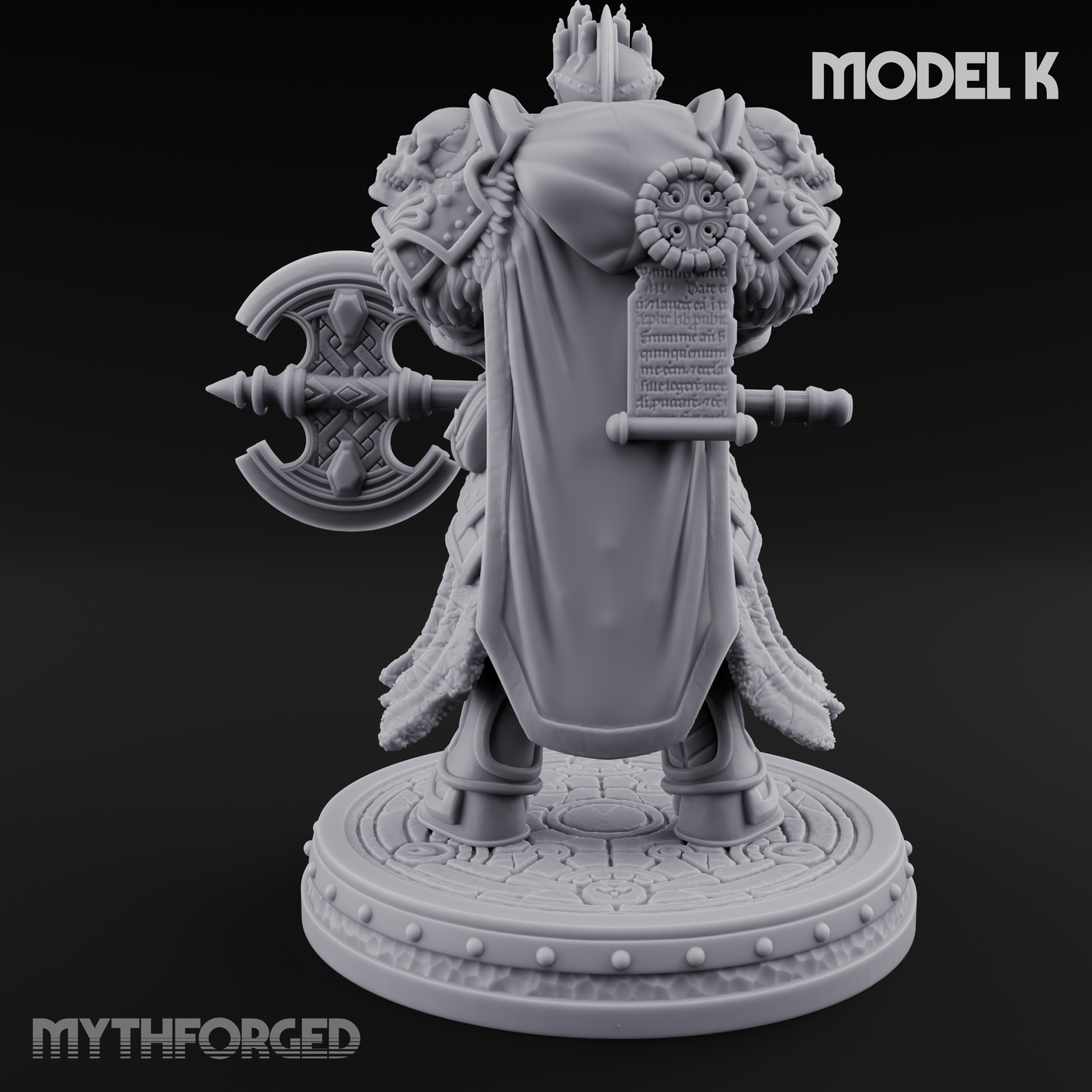 The Unseeing Holy Paladin Order K Miniature for Dungeons and Dragons, Pathfinder or other TTRPGs
