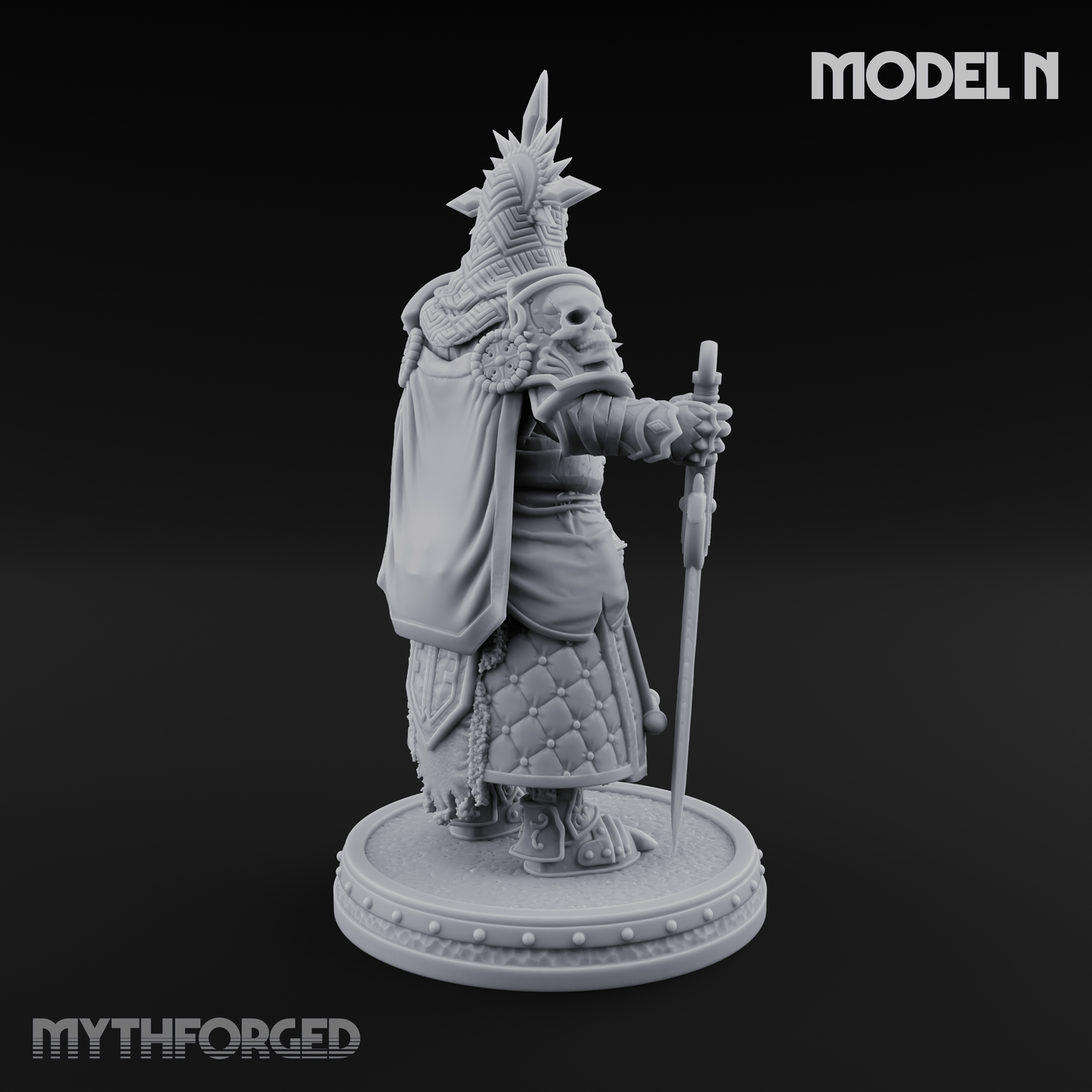 The Unseeing Holy Paladin Order N Miniature for Dungeons and Dragons, Pathfinder or other TTRPGs