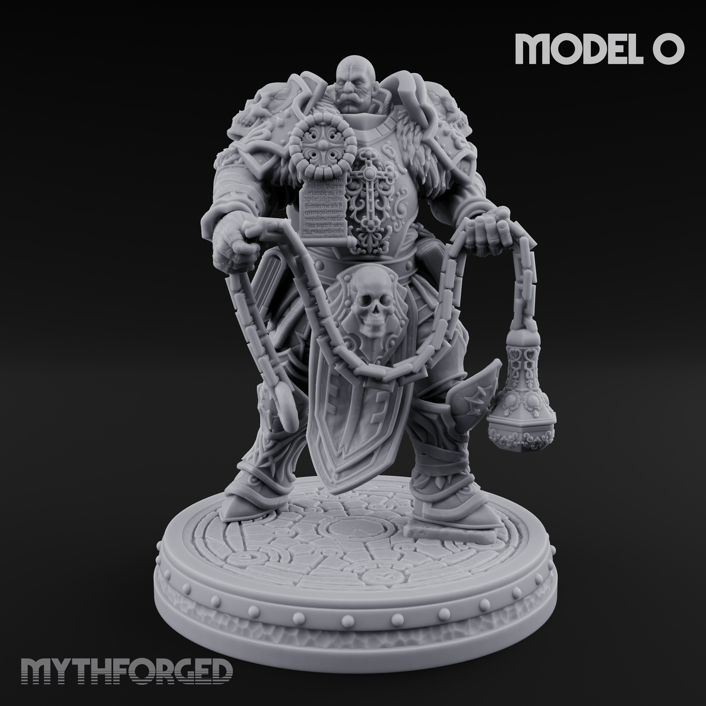 The Unseeing Holy Paladin Order O Miniature for Dungeons and Dragons, Pathfinder or other TTRPGs