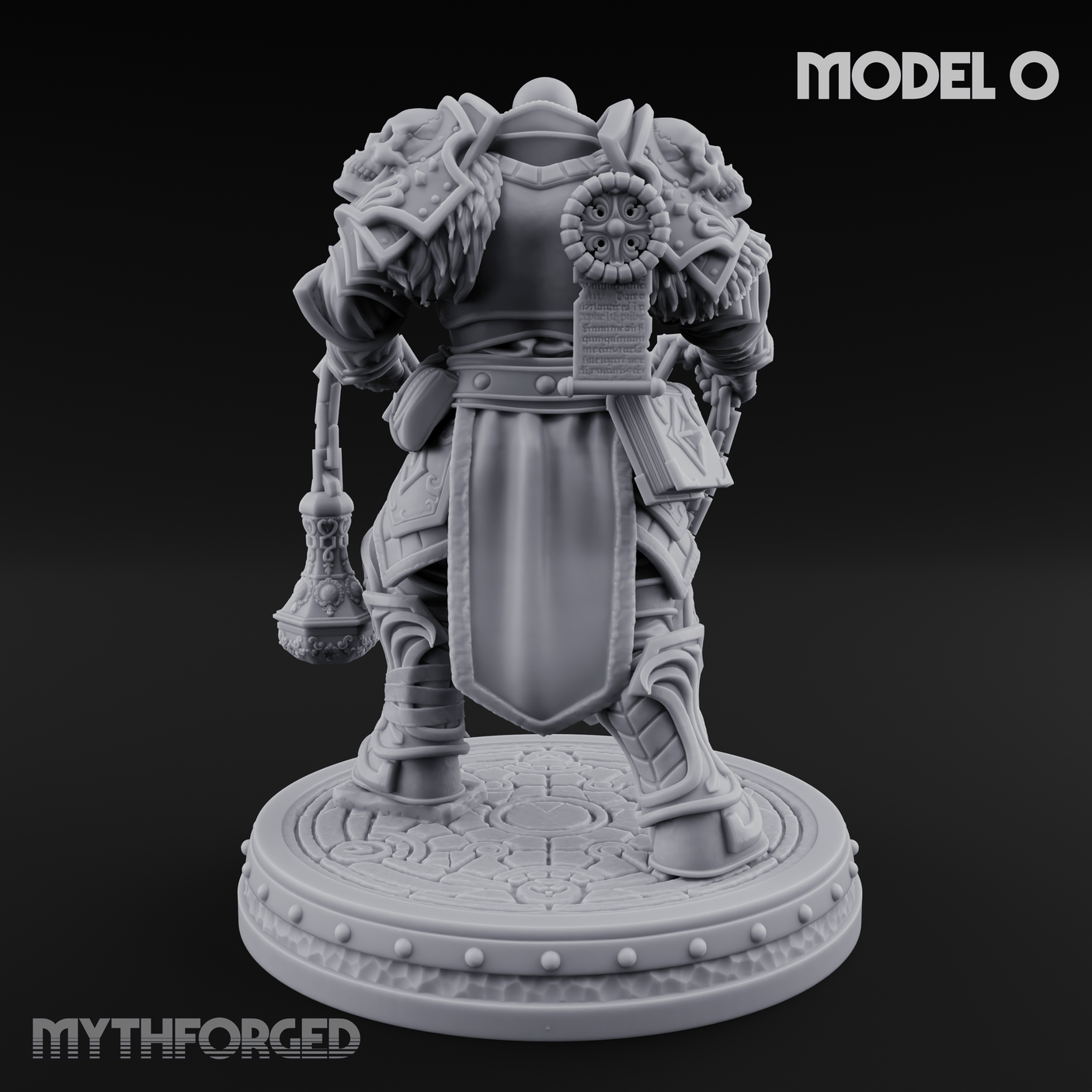 The Unseeing Holy Paladin Order O Miniature for Dungeons and Dragons, Pathfinder or other TTRPGs