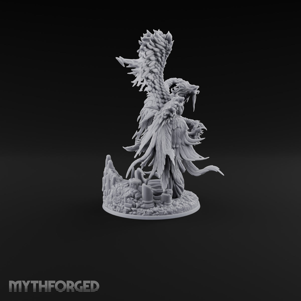 Ash Is Just a Phase Phoenix Flame-Feathered Firebird with Trailing Plumes