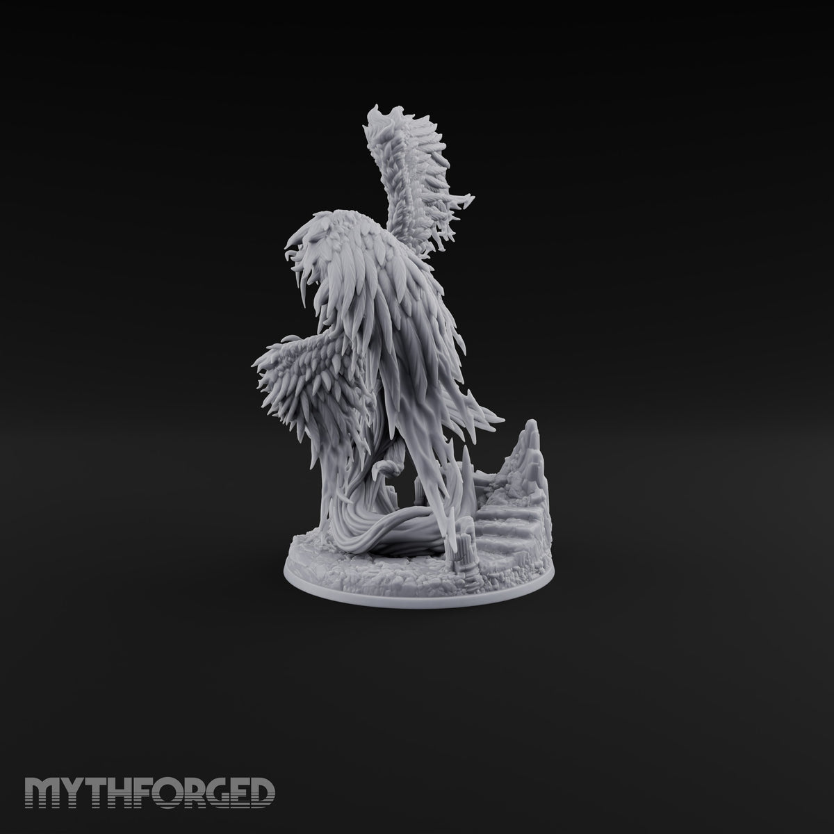 Ash Is Just a Phase Phoenix Flame-Feathered Firebird with Trailing Plumes