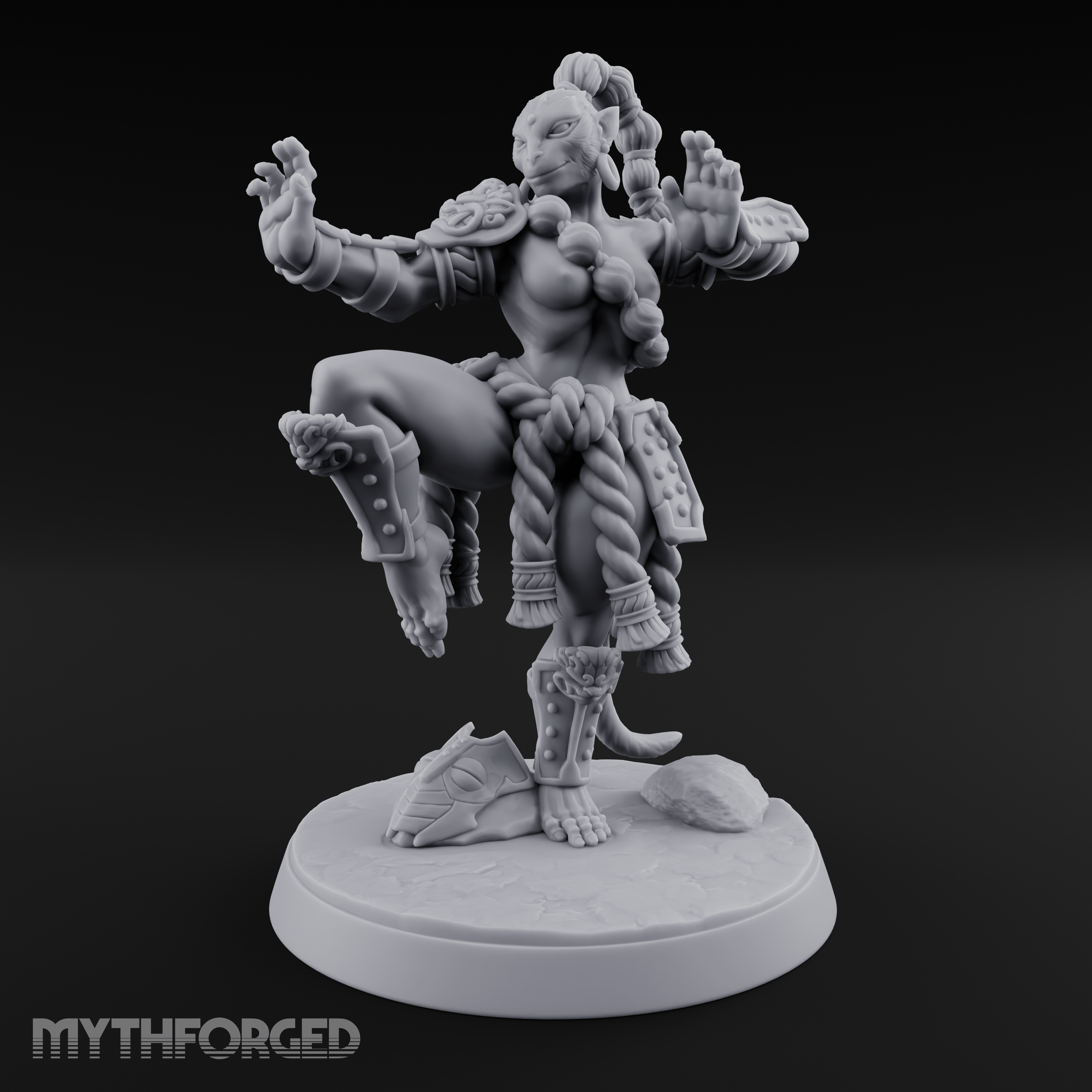 Arms Spread Commanding Hadozee Monk