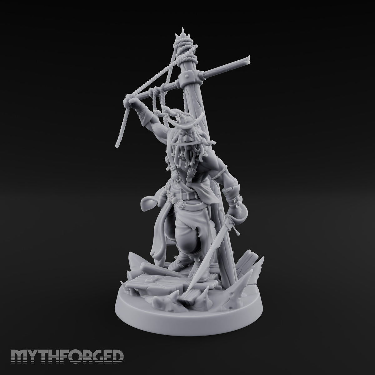 Tentacle Beard, Splintered Mast Human Pirate Captain