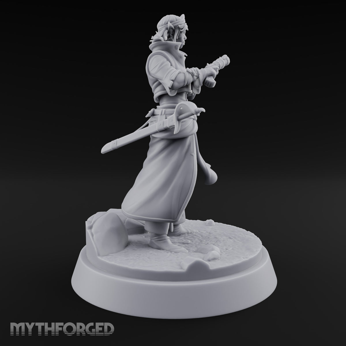 Sea Legs on Dry Rocks Elf Pirate Gunslinger