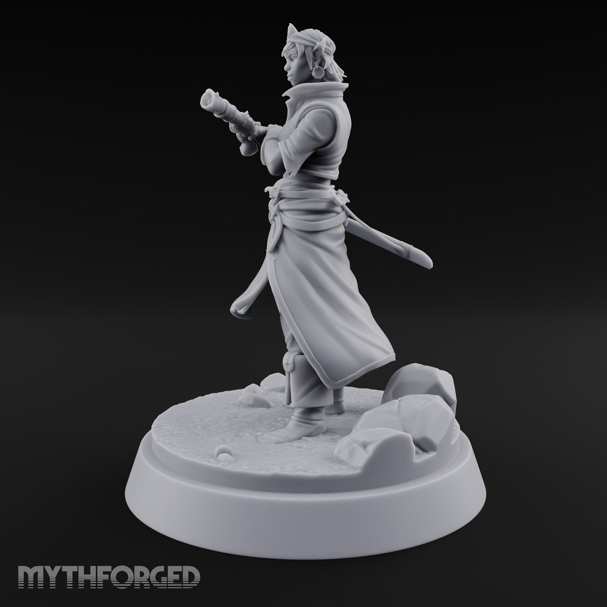 Sea Legs on Dry Rocks Elf Pirate Gunslinger