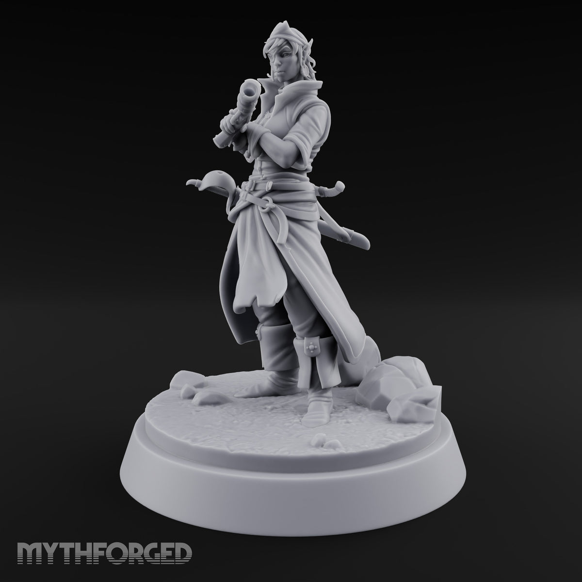 Sea Legs on Dry Rocks Elf Pirate Gunslinger