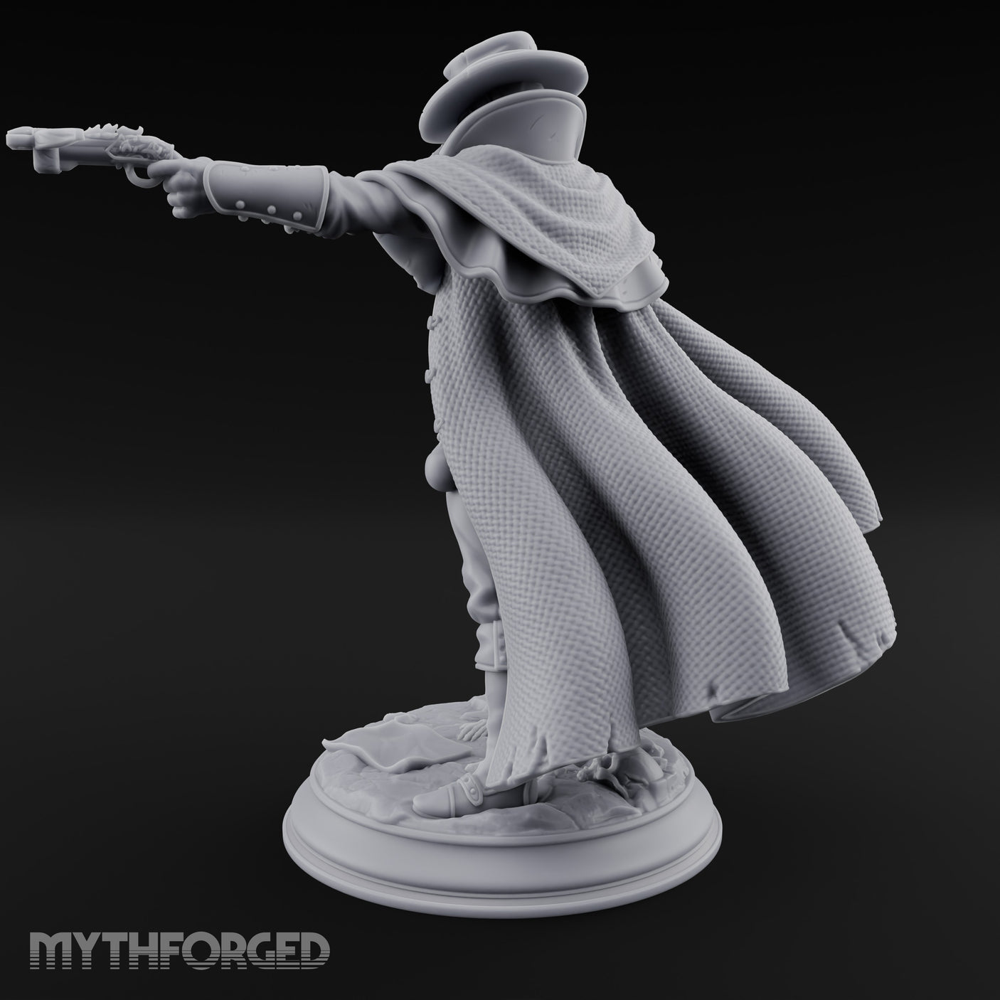 Pistol Aiming Staff Gripping Human Witch Hunter gallery 13