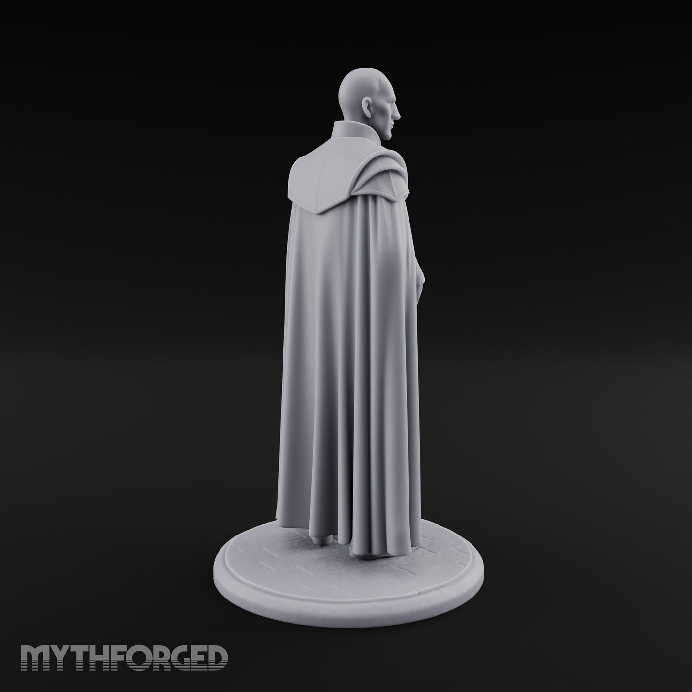 Pistol Clutching Human Inquisitor Miniature for Dungeons and Dragons, Pathfinder or other TTRPGs