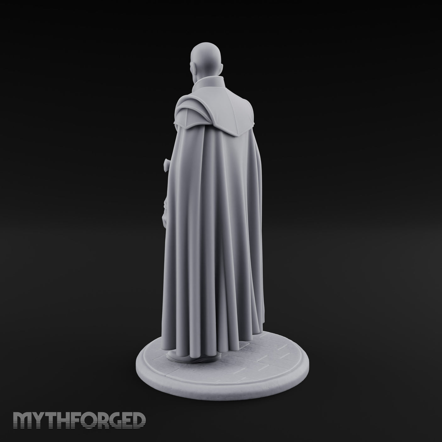 Pistol Clutching Human Inquisitor Miniature for Dungeons and Dragons, Pathfinder or other TTRPGs
