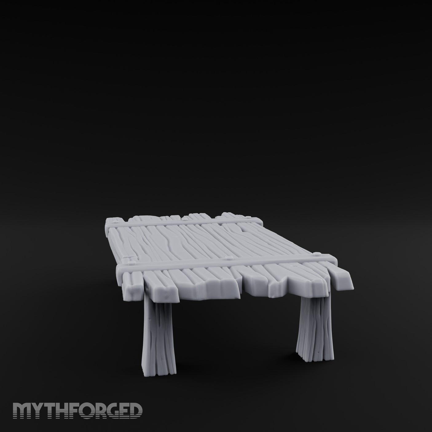 Plank-Lashed Rope-Bound Rustic Rectangular Table gallery 4