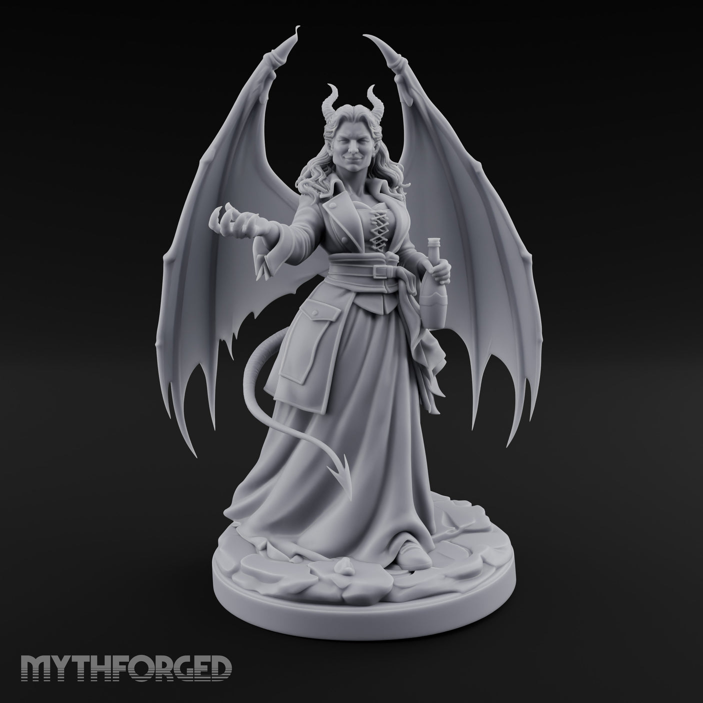 Potion Clutching Claws Reaching Demon Witch Miniature for Dungeons and Dragons, Pathfinder or other TTRPGs