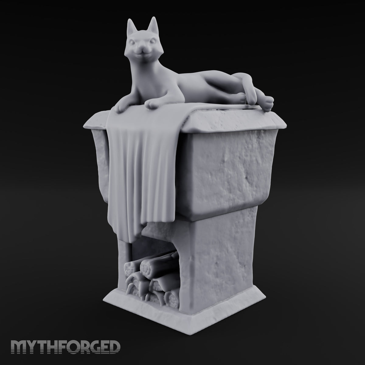 Cat Naps Here Daily Stone Cat Pedestal House