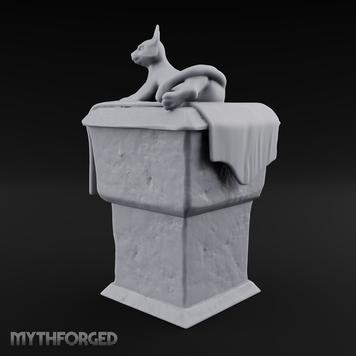 Cat Naps Here Daily Stone Cat Pedestal House