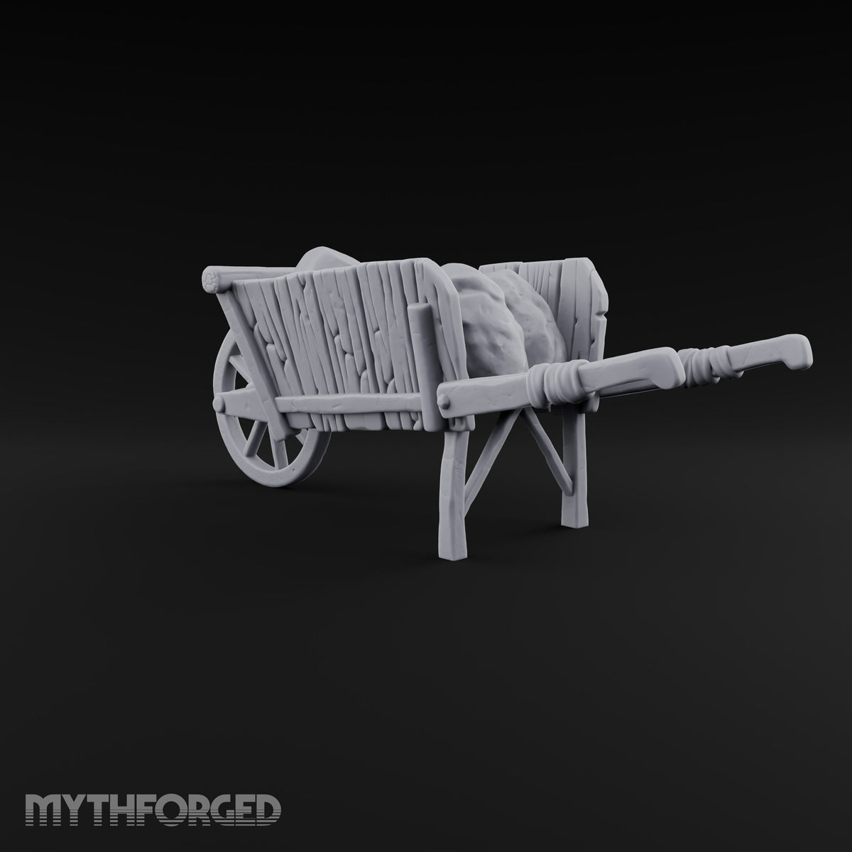 One Wheel, Many Opinions Wooden Wheelbarrow