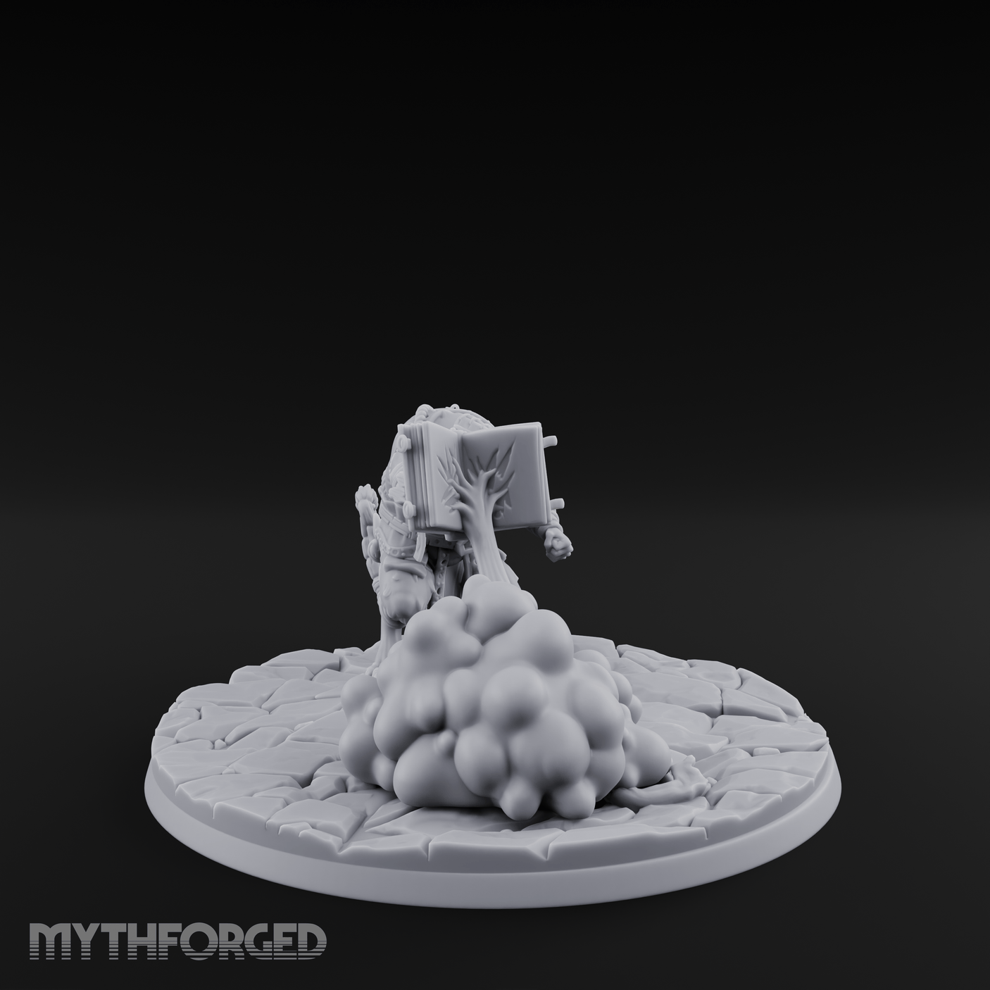 Spell Hurling Ratfolk Priest Miniature for Dungeons and Dragons, Pathfinder or other TTRPGs