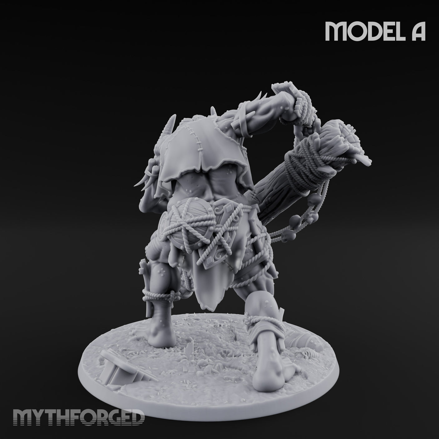 Prisoner Dangling Hill Giant Marauders A Miniature for Dungeons and Dragons, Pathfinder or other TTRPGs