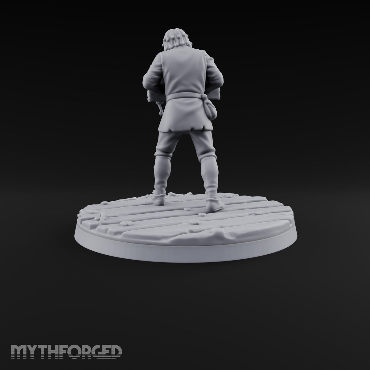 Eyes on the Trail Human Scout E Miniature for Dungeons and Dragons, Pathfinder or other TTRPGs