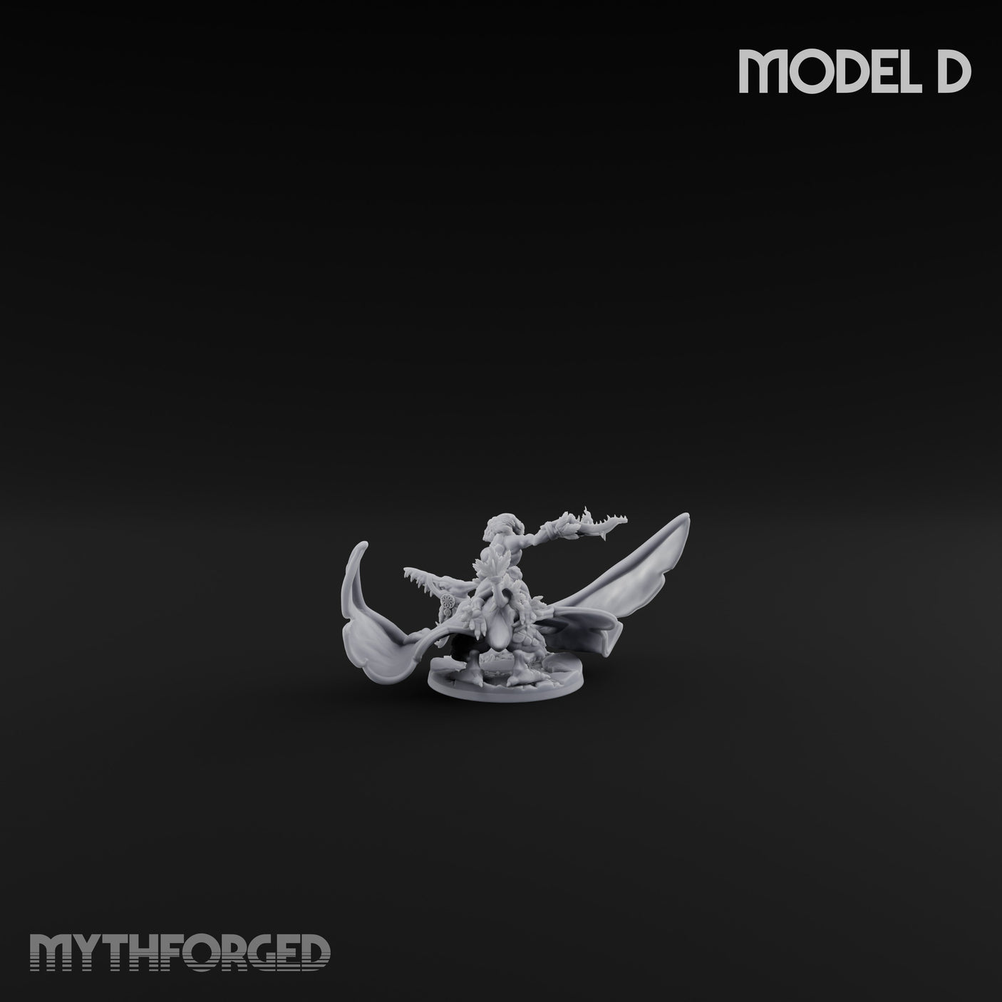 Pterror Riding Lizardfolk Beast Rider D Miniature for Dungeons and Dragons, Pathfinder or other TTRPGs