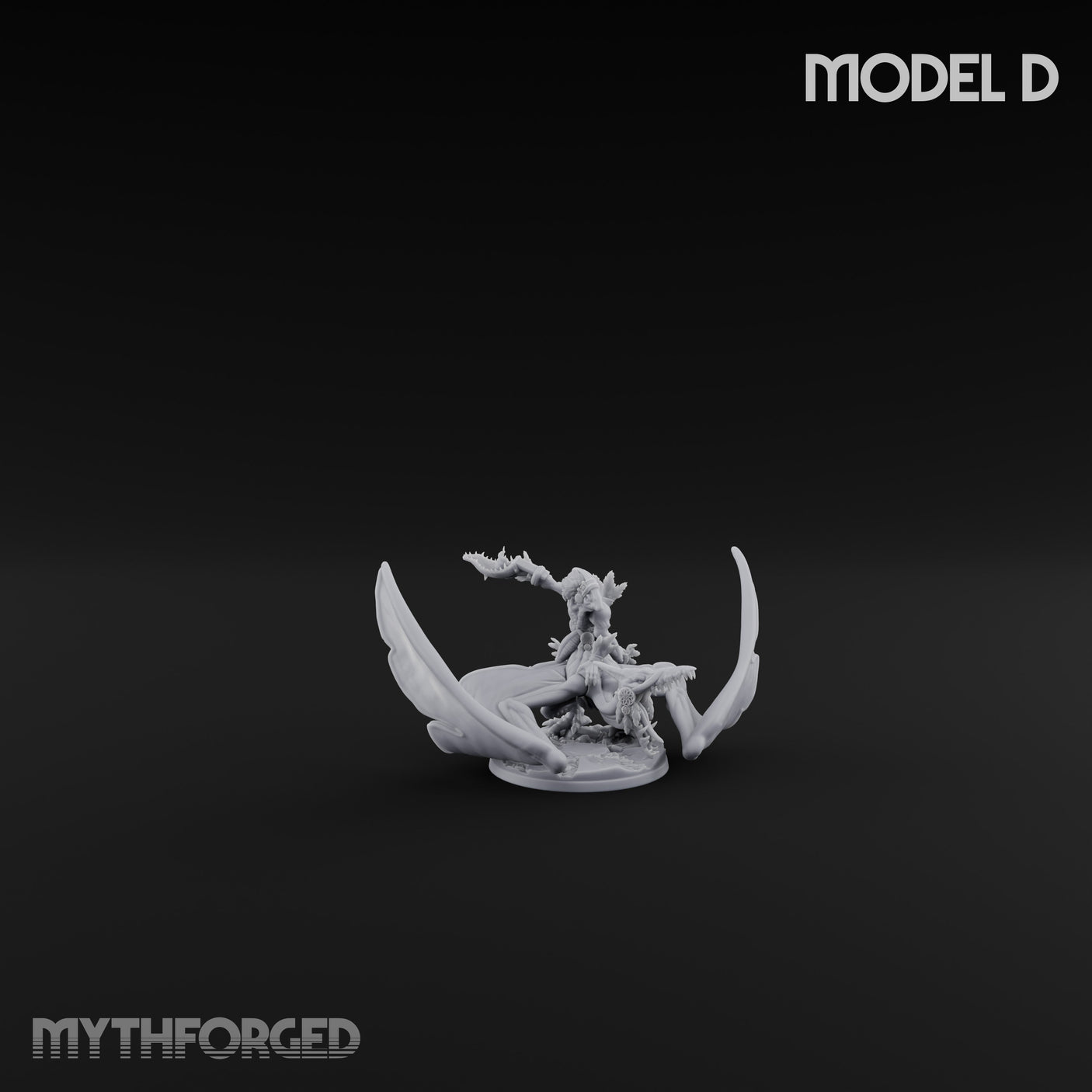 Pterror Riding Lizardfolk Beast Rider D Miniature for Dungeons and Dragons, Pathfinder or other TTRPGs