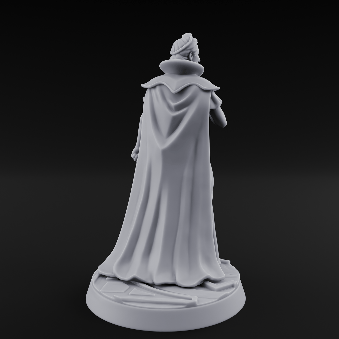 Shrieking Mad Human Queen Miniature for Dungeons and Dragons, Pathfinder or other TTRPGs