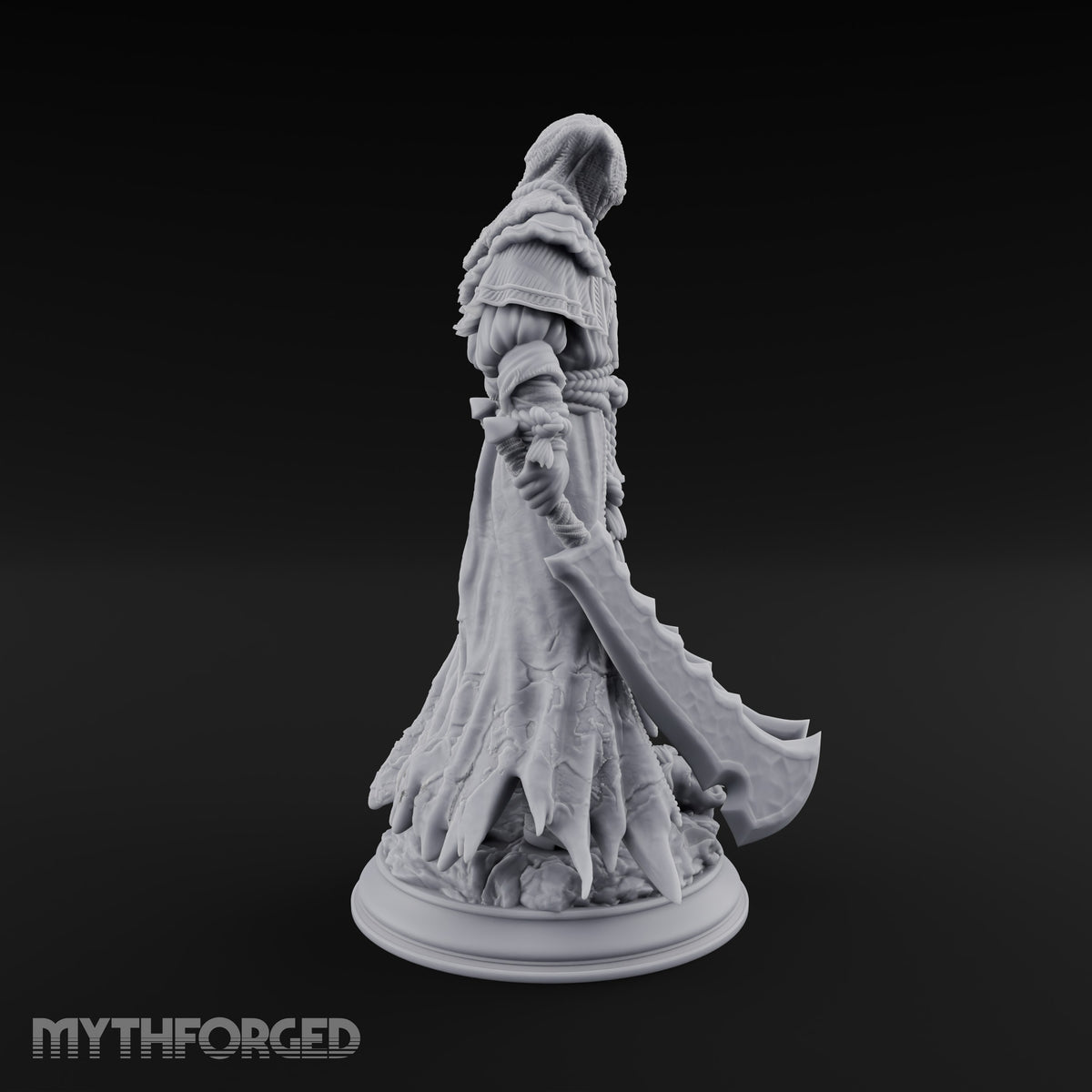 Both Cleavers Down, Nobody Home Human Hooded Cultist with Twin Cleaver Blades