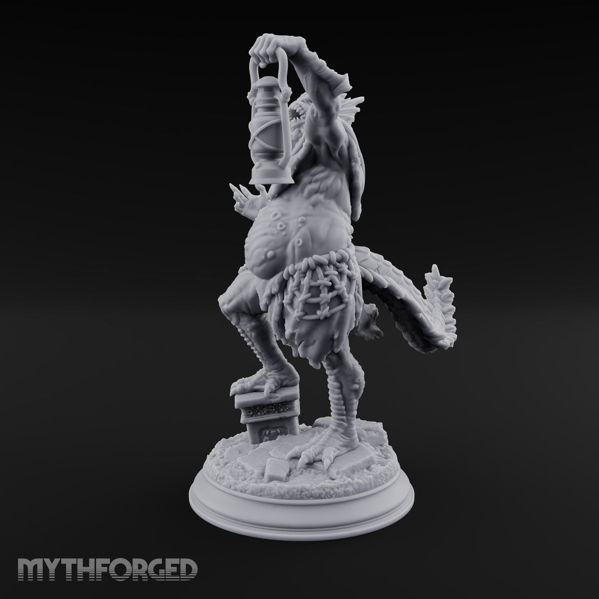 Claw, Spear and Lamp Oil Sahuagin Fish-Man C