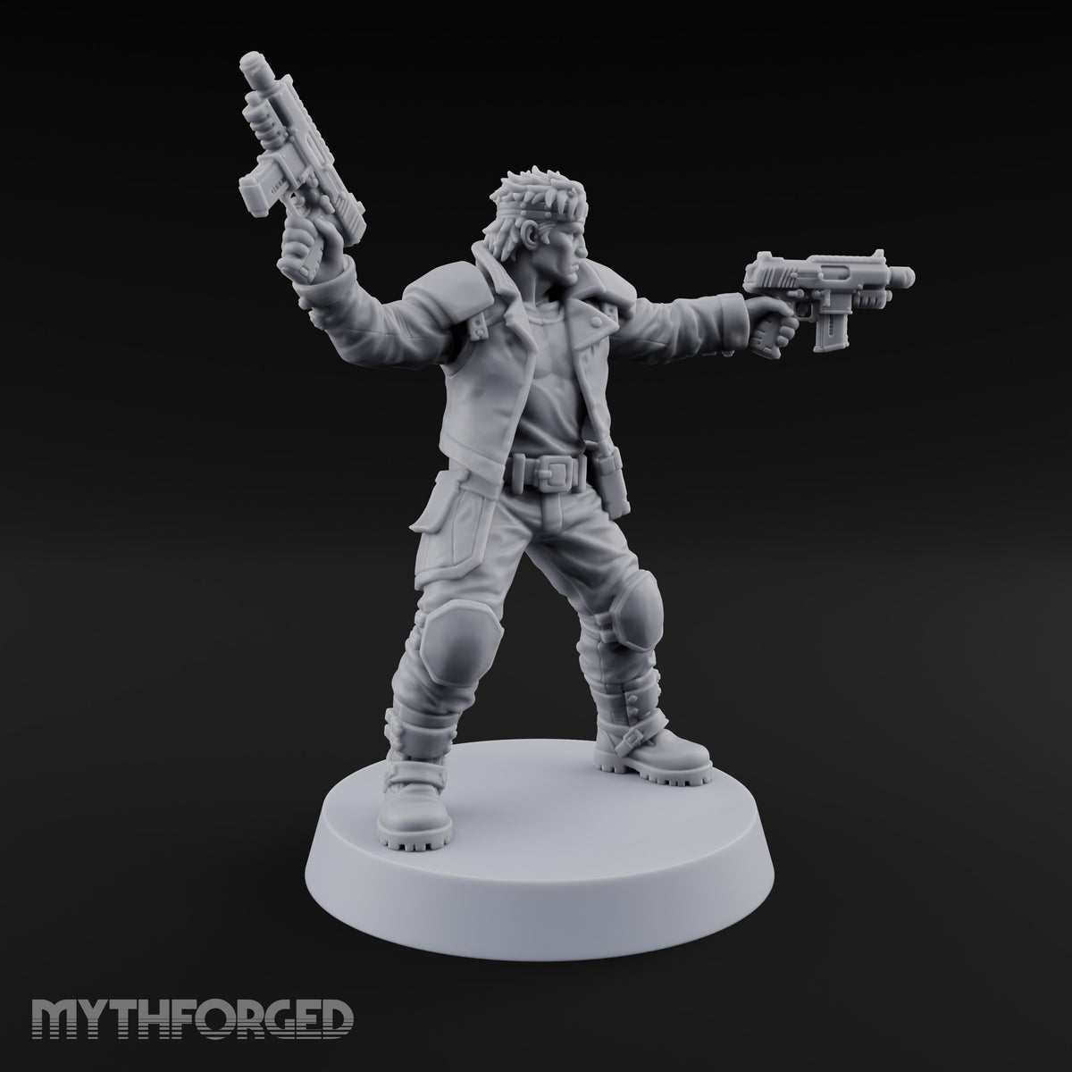 Wasteland Welcome Committee Human Raider G — Twin Auto Pistols