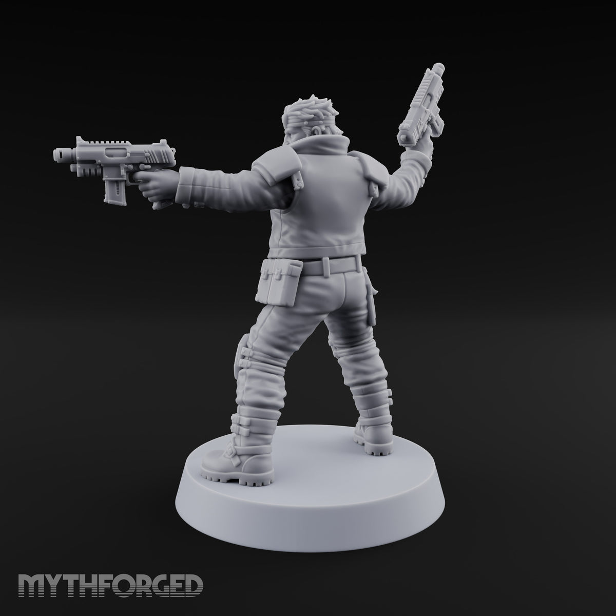 Wasteland Welcome Committee Human Raider G — Twin Auto Pistols
