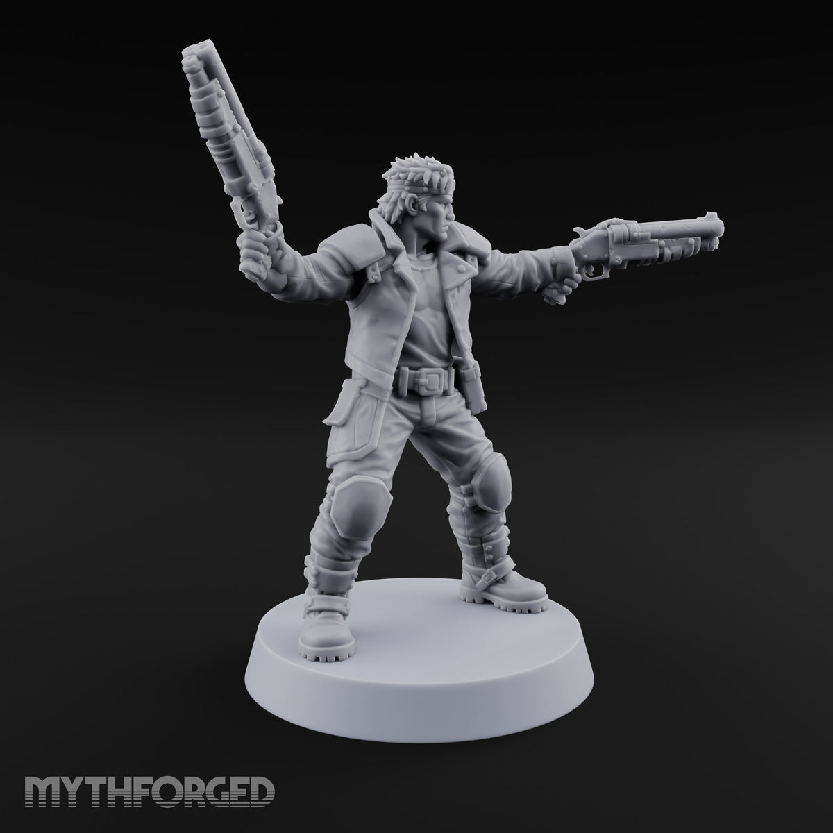 Wasteland Welcome Committee Human Raider G — Twin Sawn-off Shotguns