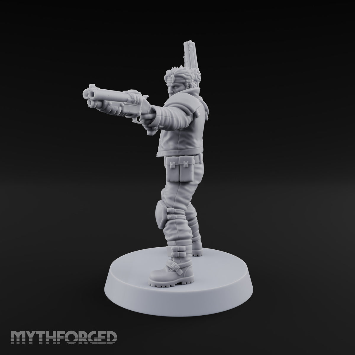 Wasteland Welcome Committee Human Raider G — Twin Sawn-off Shotguns