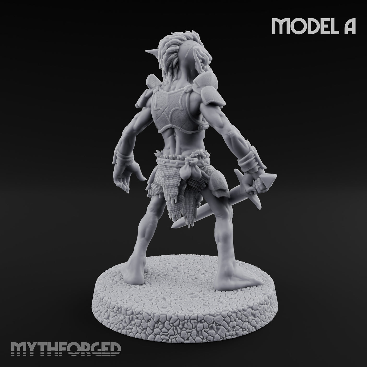 Raiding Rabble Goblin Raider A Miniature for Dungeons and Dragons, Pathfinder or other TTRPGs