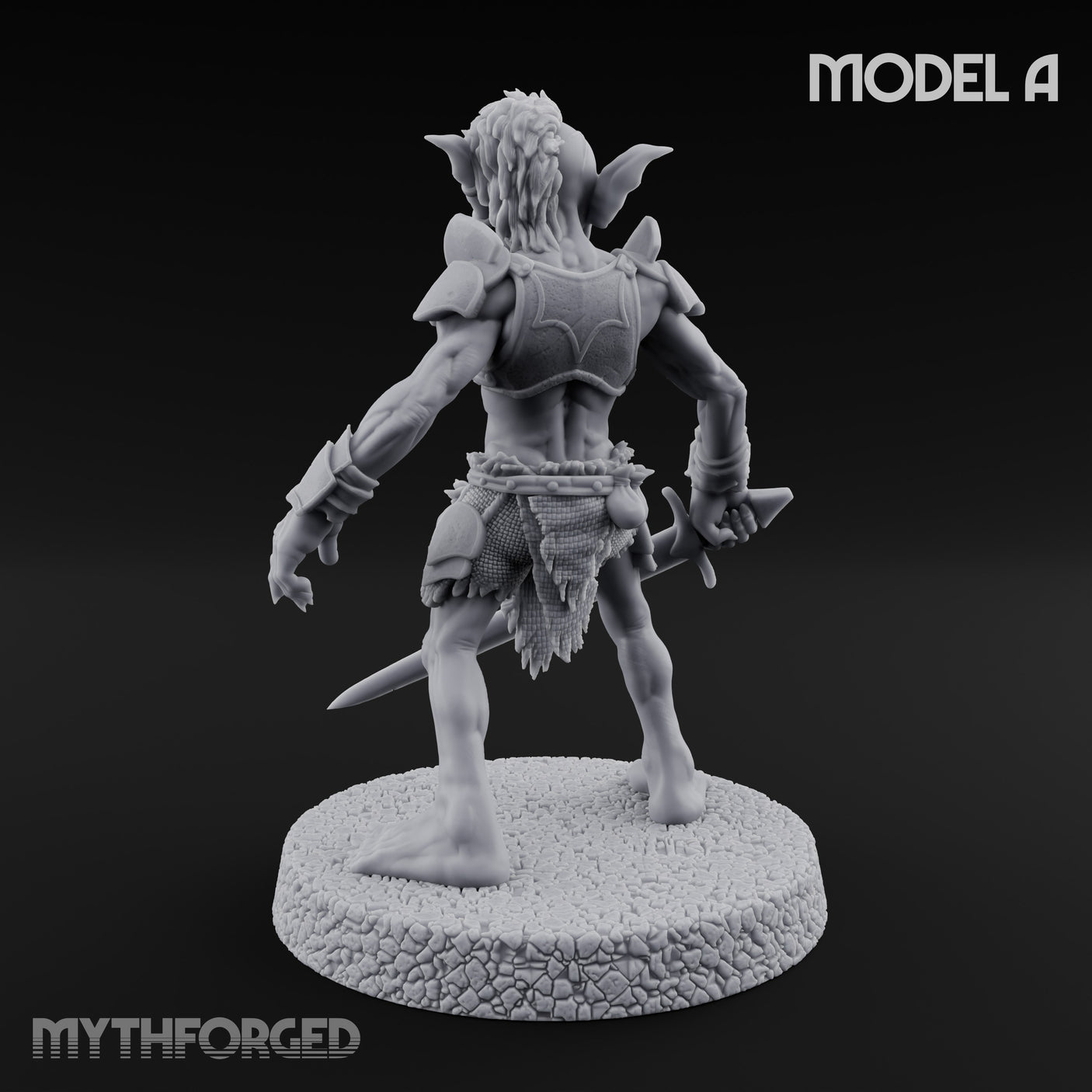 Raiding Rabble Goblin Raider A Miniature for Dungeons and Dragons, Pathfinder or other TTRPGs