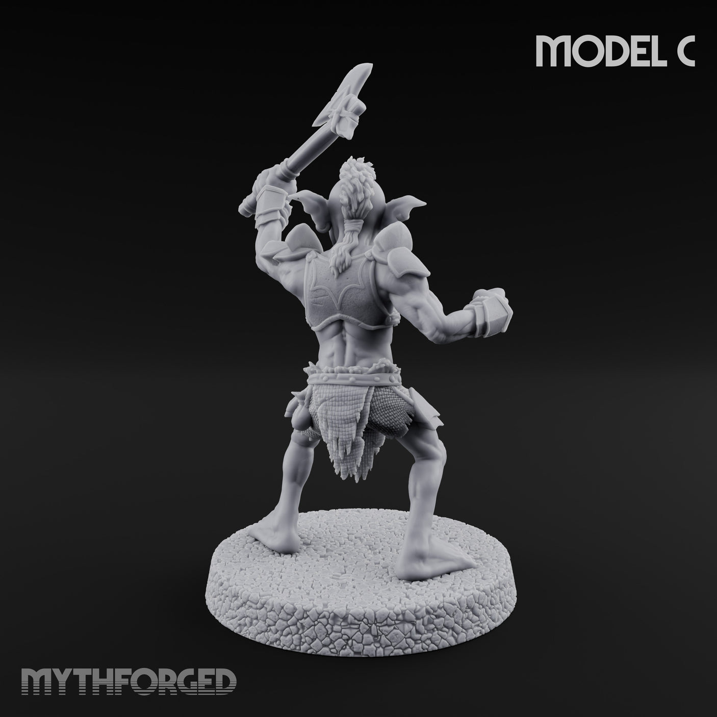 Raiding Rabble Goblin Raider C Miniature for Dungeons and Dragons, Pathfinder or other TTRPGs