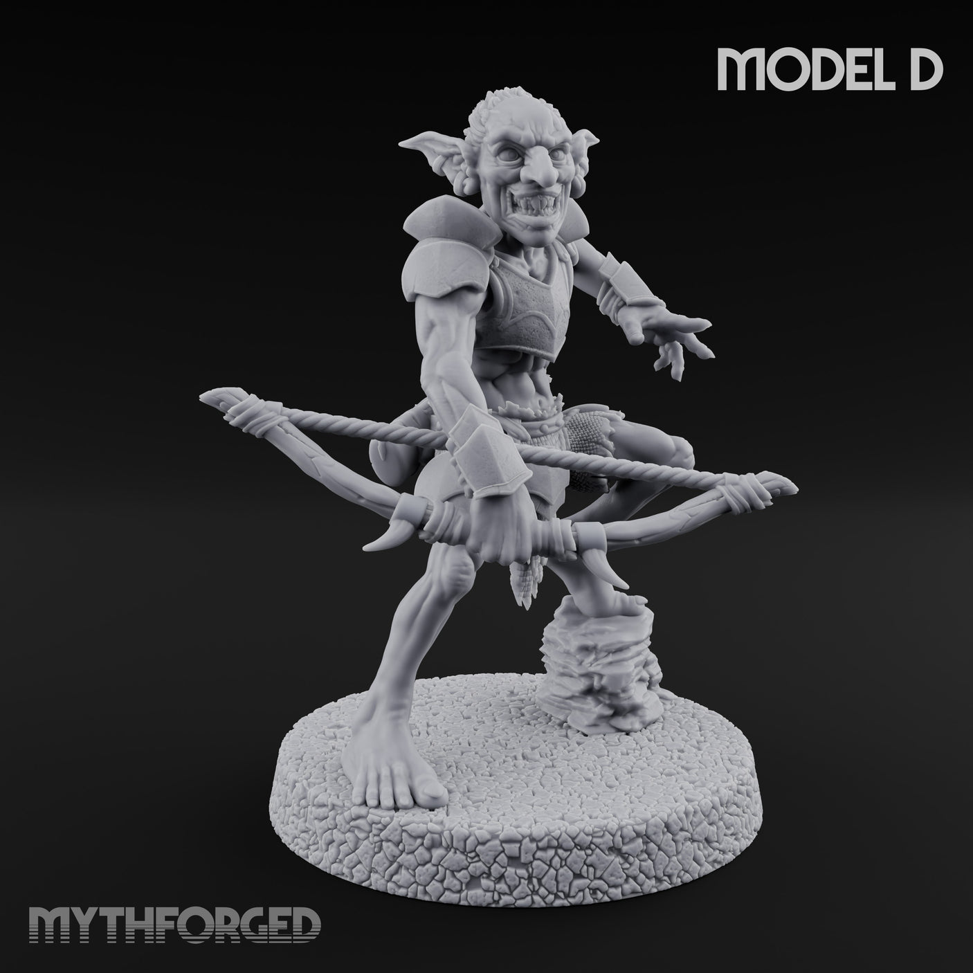 Raiding Rabble Goblin Raider D Miniature for Dungeons and Dragons, Pathfinder or other TTRPGs