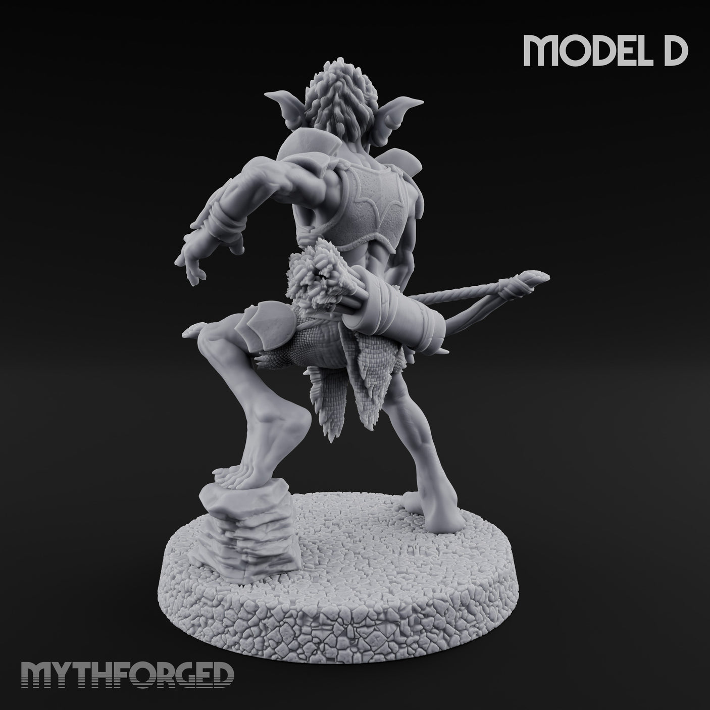 Raiding Rabble Goblin Raider D Miniature for Dungeons and Dragons, Pathfinder or other TTRPGs