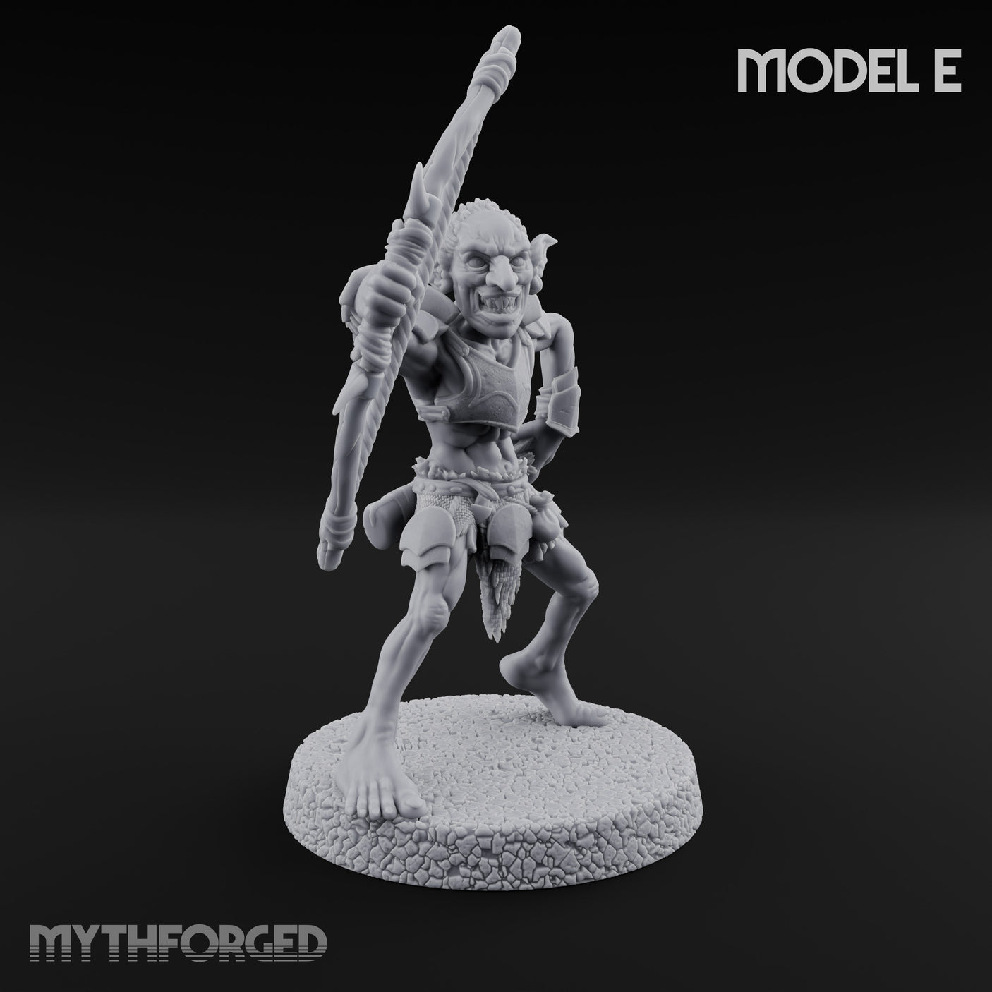Raiding Rabble Goblin Raider E Miniature for Dungeons and Dragons, Pathfinder or other TTRPGs