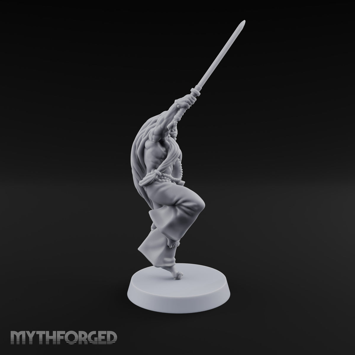 Leaps Barefoot, Blade First Leonin Sword Warrior