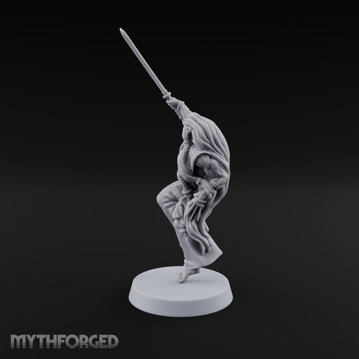 Leaps Barefoot, Blade First Leonin Sword Warrior