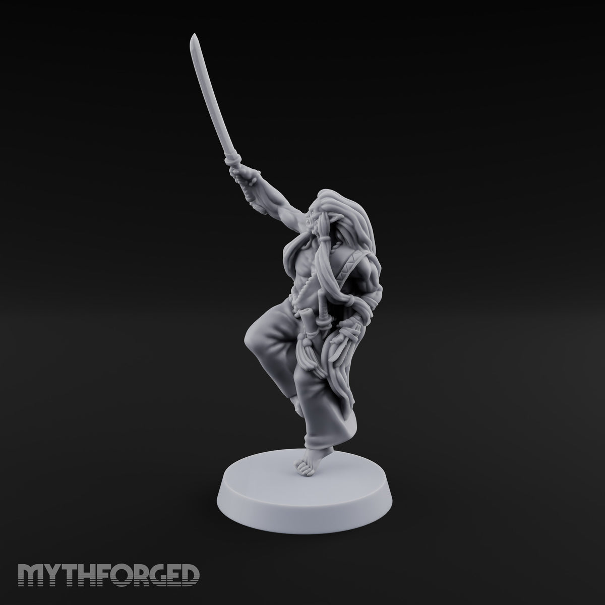 Leaps Barefoot, Blade First Leonin Sword Warrior