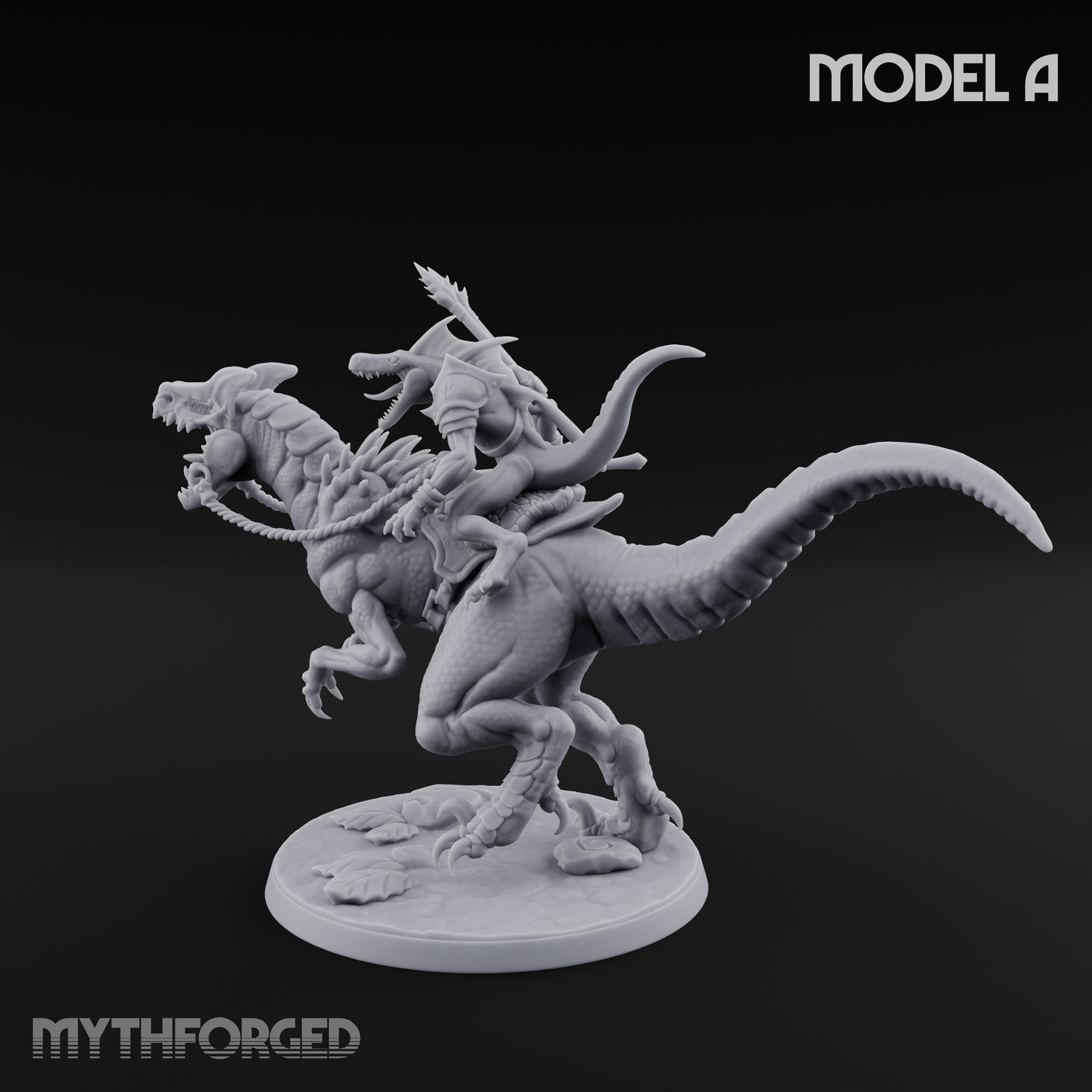 Raptor Reining Lizardfolk Rider A gallery 8