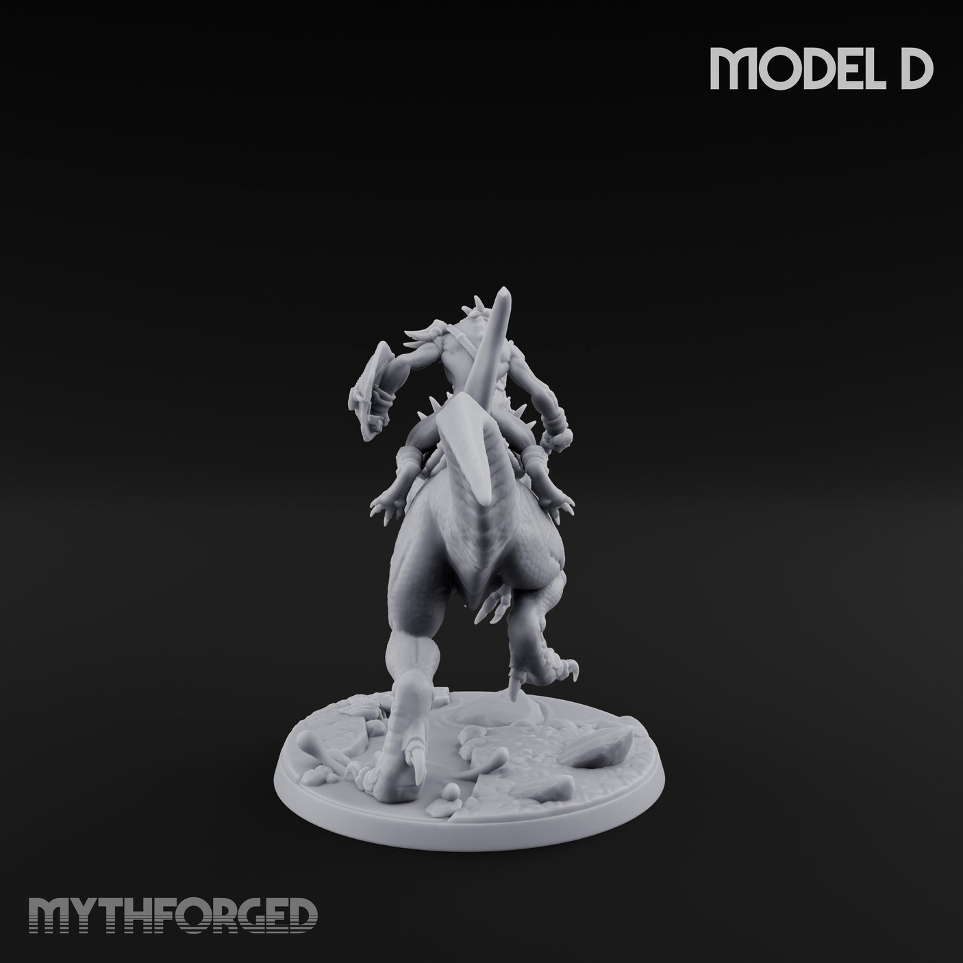 Raptor Reining Lizardfolk Rider D gallery 4