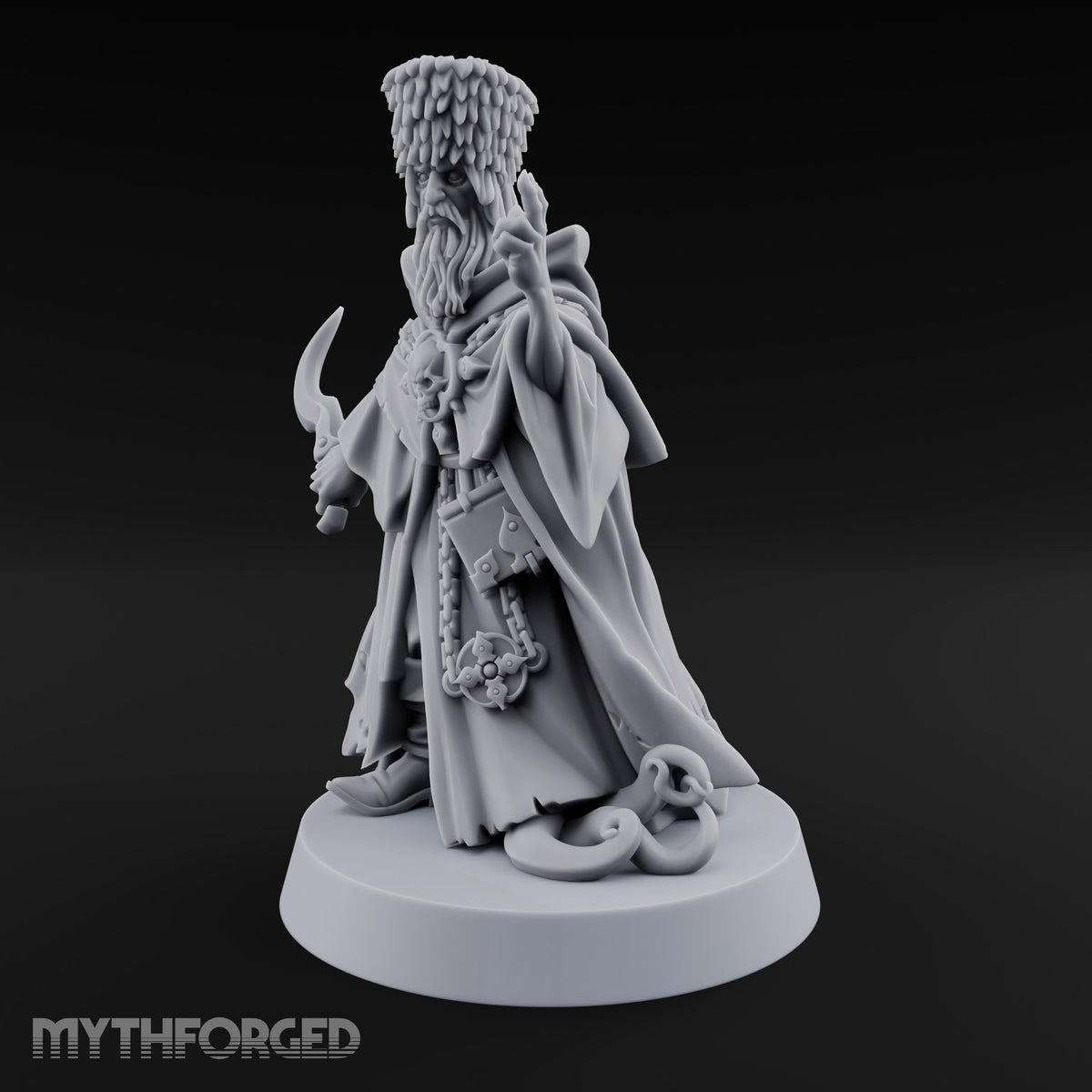 Blessing Offered, Dagger Kept Handy Human Occult Priest