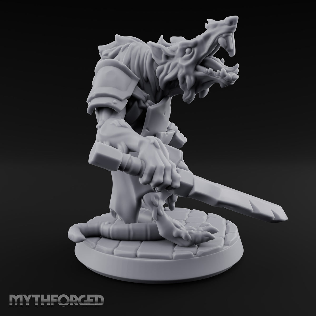 Gutter Court Musters Ratfolk Warriors — A · Open Mouth