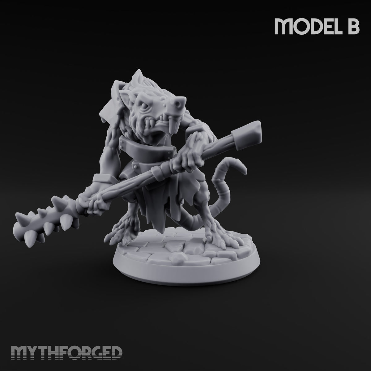 Gutter Court Musters Ratfolk Warrior B