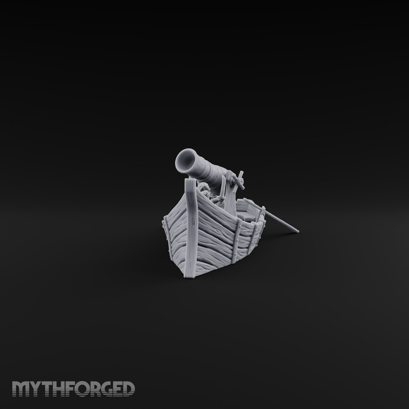 Broadside Ready Human Reaver Skiff Crews Miniature for Dungeons and Dragons, Pathfinder or other TTRPGs