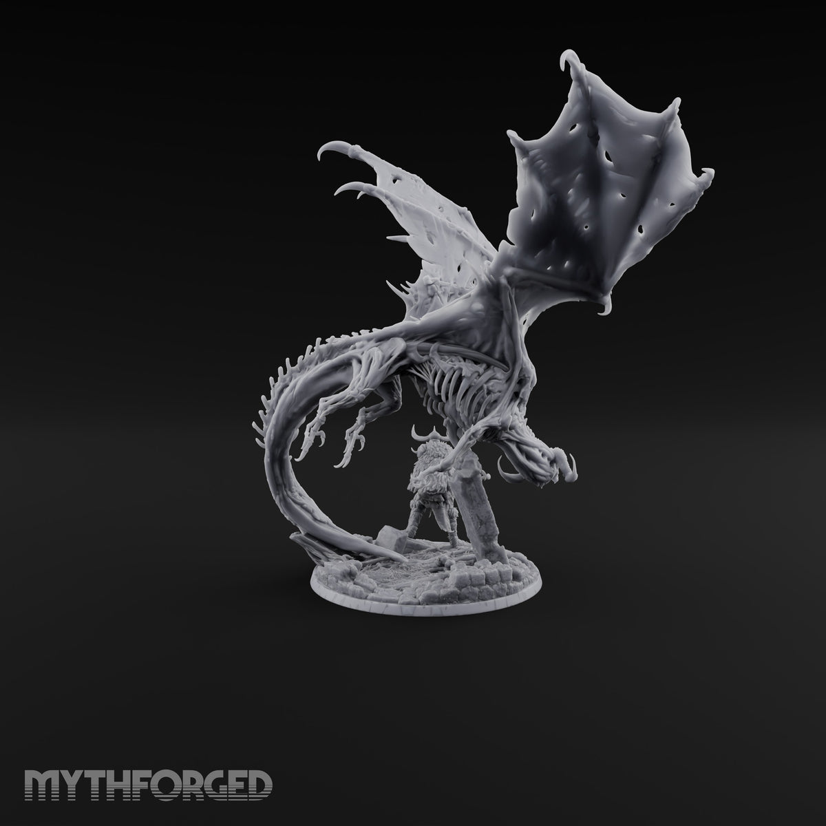 Rotten Wingspan, Perfect Aim Dracolich Undead Dragon — Attack