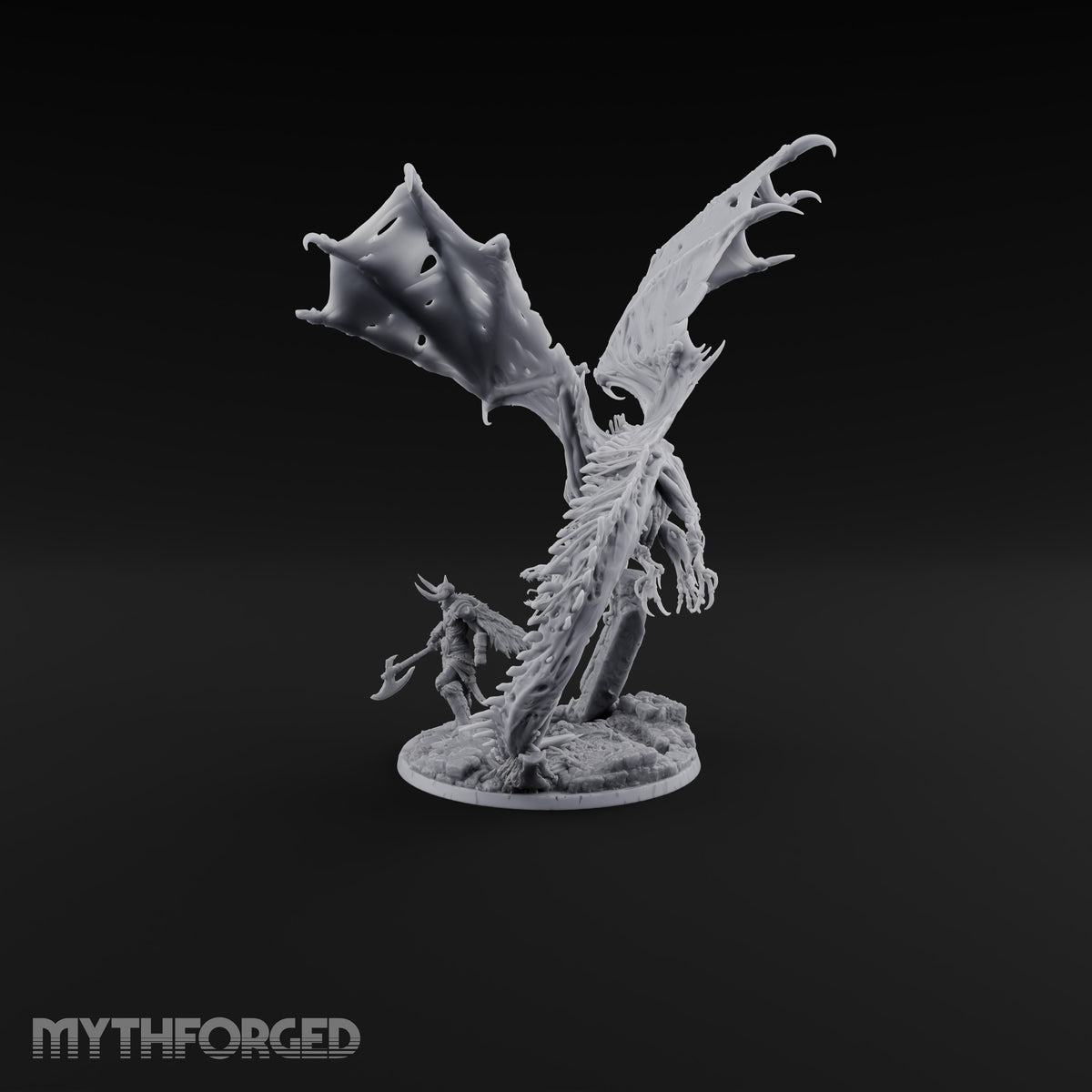 Rotten Wingspan, Perfect Aim Dracolich Undead Dragon — Attack