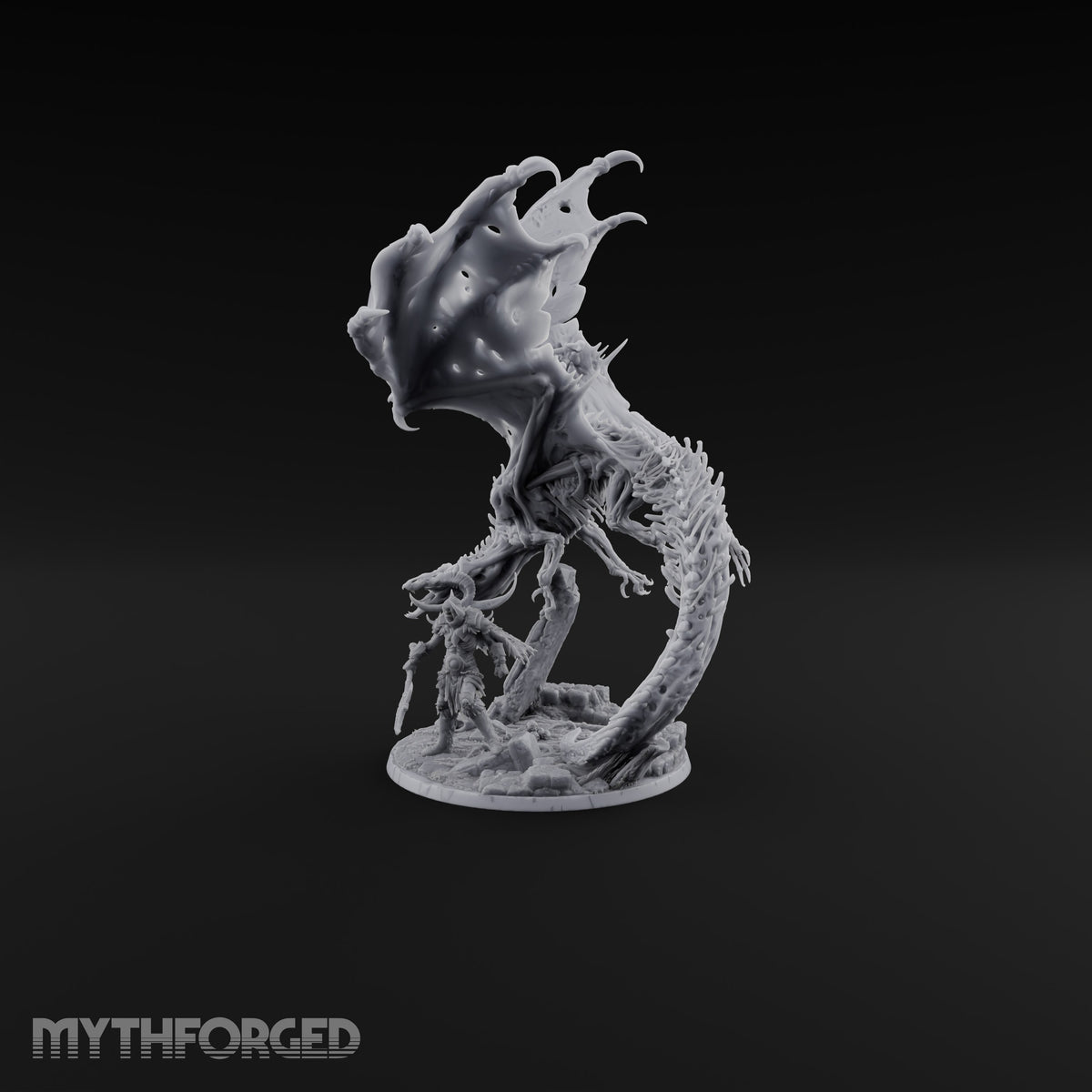Rotten Wingspan, Perfect Aim Dracolich Undead Dragon — Attack