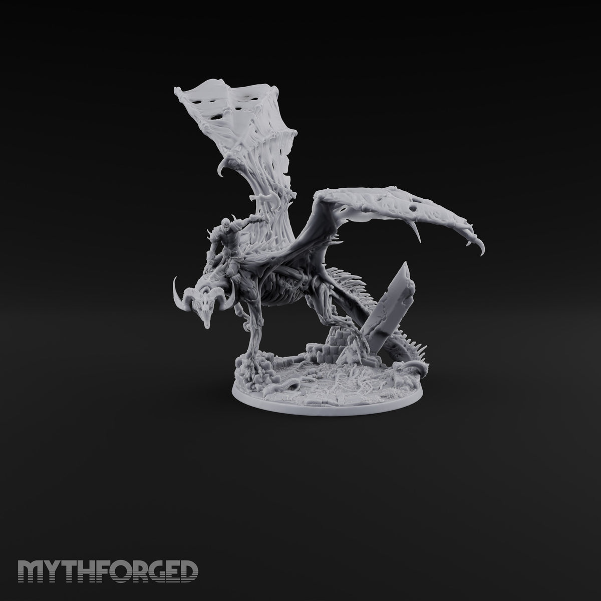Rotten Wingspan, Perfect Aim Dracolich Undead Dragon — Sneaky